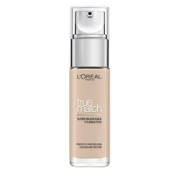 L'Oreal Paris True Match Super Blendable Liquid Foundation 30ml 1C Rose Ivory