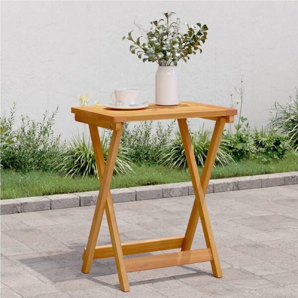 Folding Garden Table 50x36x60 cm Solid Wood Acacia vidaXL