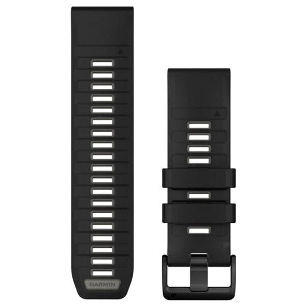 Garmin QuickFit 26 Watch Band - Black/Pebble Grey