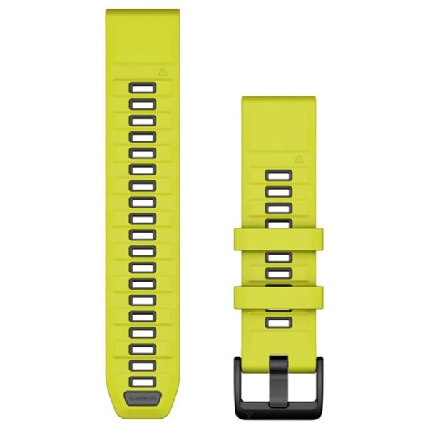 Garmin QuickFit 22 Watch Band - Amp Yellow/Graphite