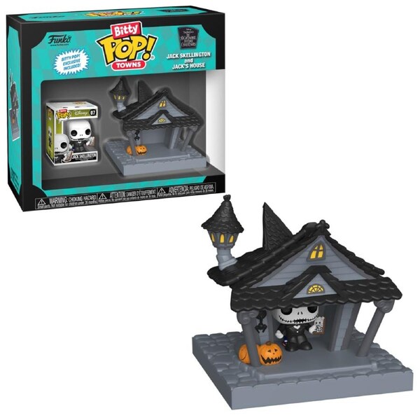 The Nightmare Before Christmas Jack Skellington and Jack's House Bitty Town Funko POP! Vinyl