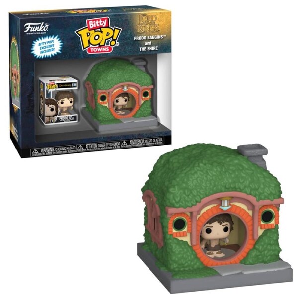 The Lord of the Rings Frodo Baggins and The Shire Bitty Town Funko POP! Vinyl