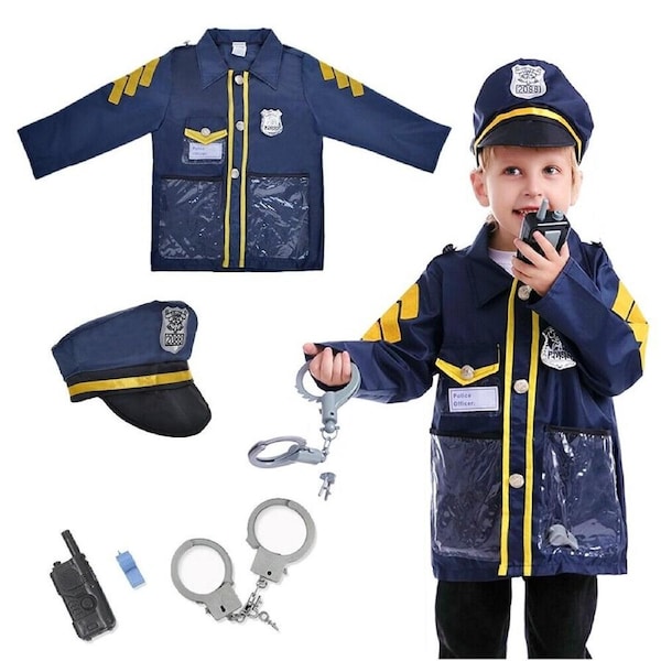 Kids Police Officer Costume