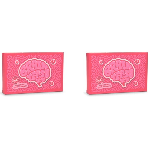 2PK Bubblegum Stuff Brain Teasers Interactive Play Family Party Card Game Set