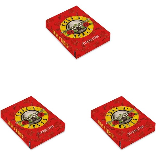 3PK Aquarius Guns N' Roses Playing Cards Poker Family Game Party Gaming Deck