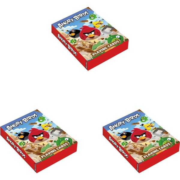 3PK Aquarius Angry Birds Playing Cards Poker Family Game Night Party Gaming Deck