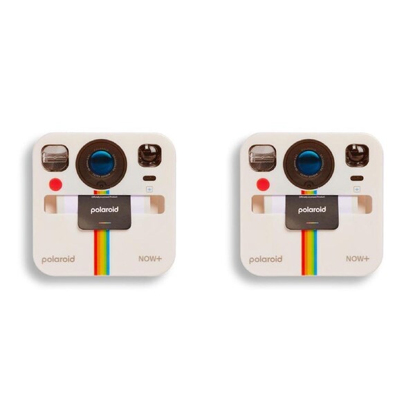 2PK Mustard Polaroid Transparent Sticky Notes Writing Jot Pad Office Stationery