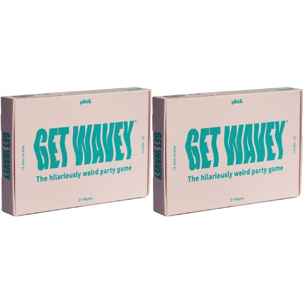 2PK Pikkii Get Wavey Family Tabletop Play Kids/Children Fun Party Card Game 12y+