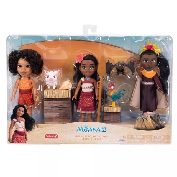 Moana 2 Moana Matangi and Loto 15cm Doll Petite Gift Set