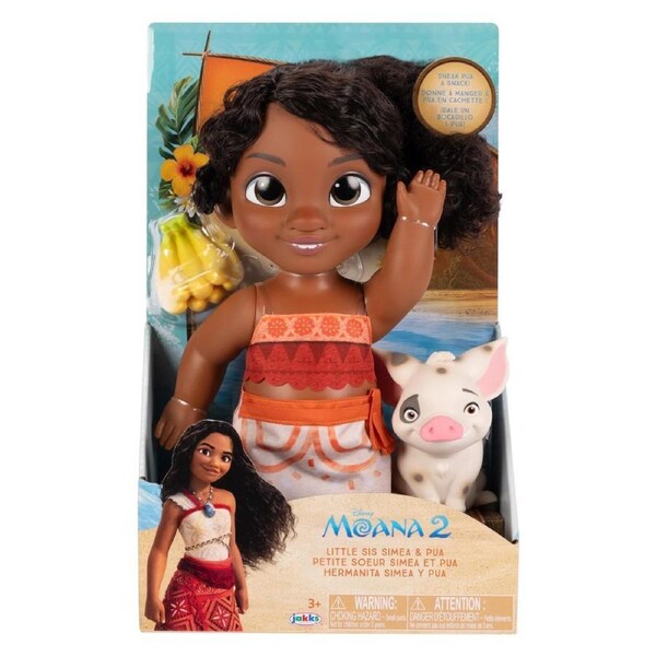 Moana 2 Little Sis Simea and Pua Petite 15cm Doll