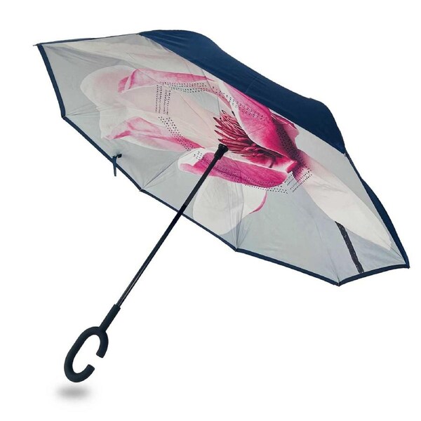 IOco Reverse Umbrella with Sun Safe UPF50 - Pink Magnolia