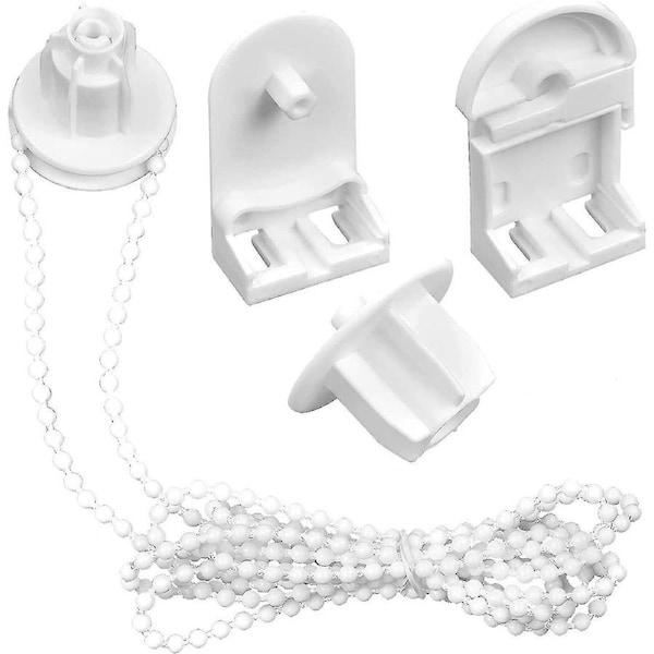 JOYBUY Roller Blind Spares Replacement Repair Kit 25mm Roller Blind Fittings Roller Blind Kit Curtain Roller Blind Accessories With 2m Beaded Chain Spare