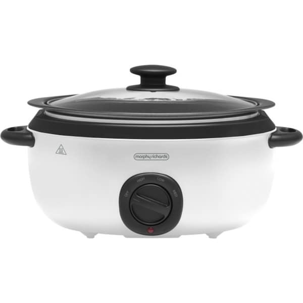 Morphy Richards 6.5L Sear & Stew Slow Cooker - Vivid White