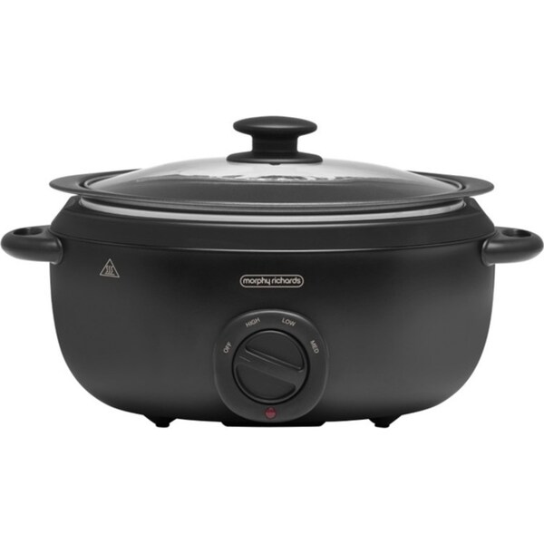 Morphy Richards 6.5L Sear & Stew Slow Cooker - Matte Black