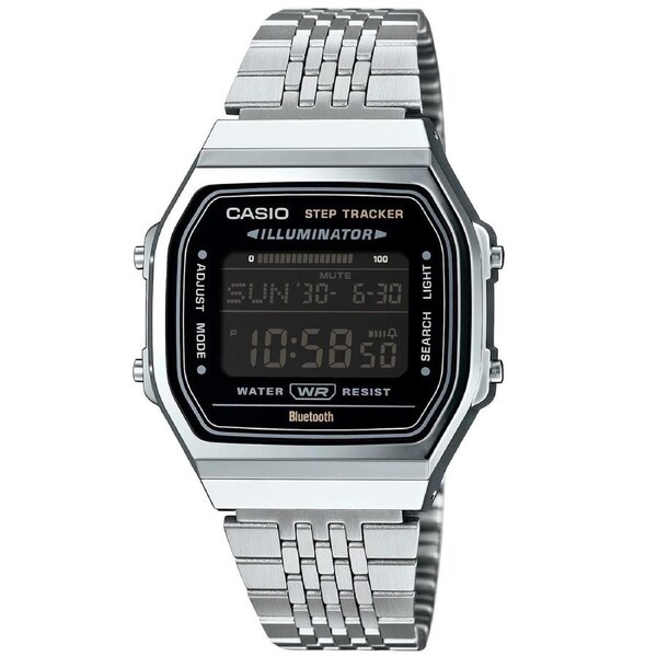 Casio Silver Classic Style Unisex Bluetooth Sensor Digital Watch ABL-100WE-1B