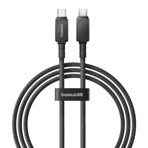 Baseus Unbreakable Series 100W PD Data Cable Type-C to Type-C 1M - Black