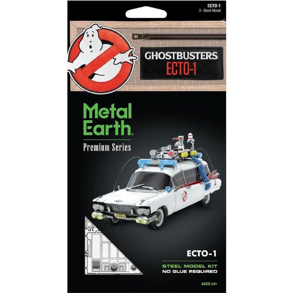 Metal Earth Premium Series Ghostbusters ECTO-1 Steel Model Kit