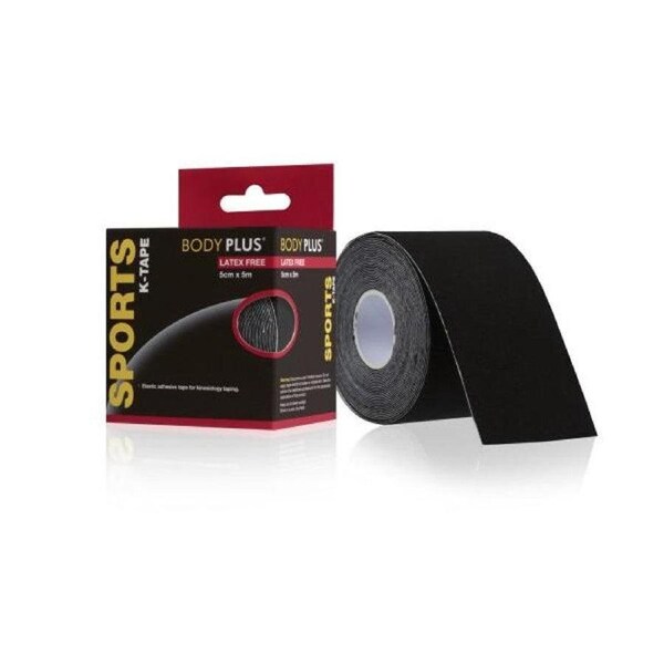 Body Plus Kinesiology Sports Tape Black 5cm x 5m