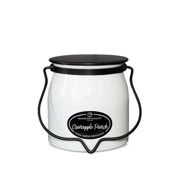 Milkhouse Candle Co. Butter Jar Candle Small 453g Cranapple Punch ATS-MC41805