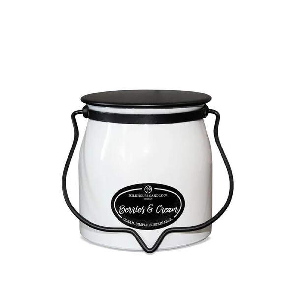 Milkhouse Candle Co. Butter Jar Candle Small 453g Berries & Cream ATS-MC42605