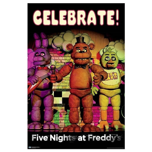 Five Nights At Freddy's Celebrate Poster