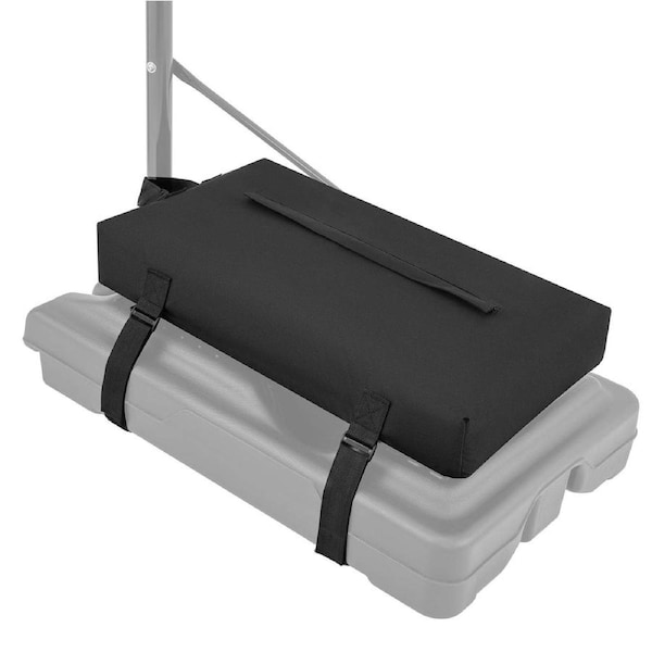 Costway Basketball Hoop Weight Bag Weighted Anchor Portable Basketball Equipment Accessories Sports Play Training Black