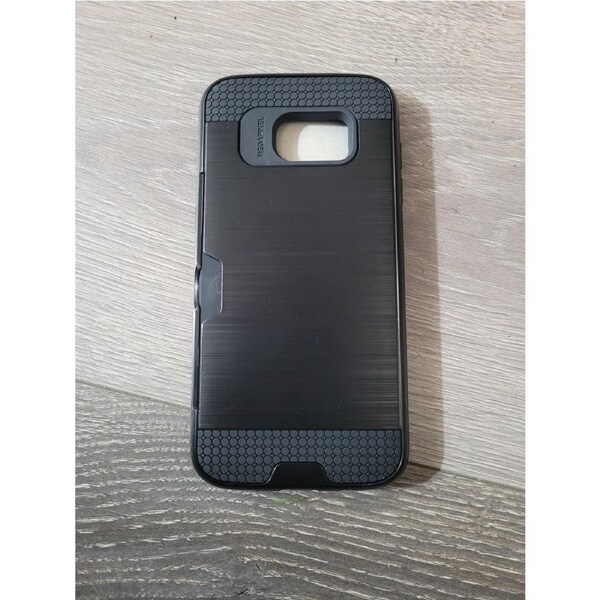Samsung Galaxy S7 edge Black Case with Card Holder