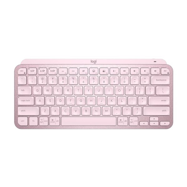 [920-010507] Logitech MX Keys Mini Minimalist Wireless Illuminated Keyboard - Rose