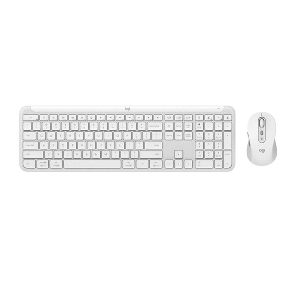 [920-012476] Logitech MK950 Signature Slim Wireless Keyboard and Mouse Combo - White