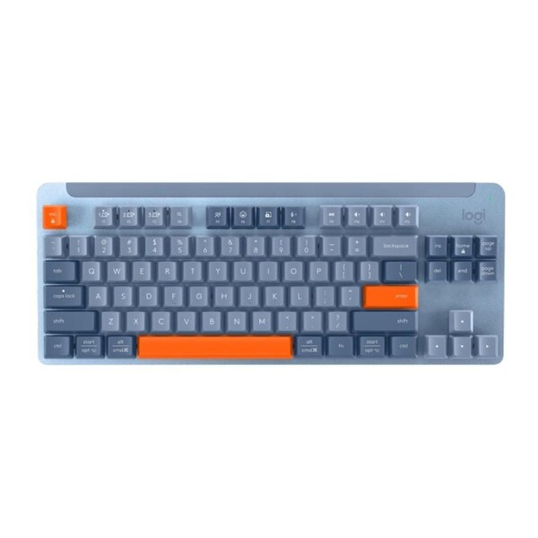 [920-011221] Logitech Signature K855 Wireless Mechanical TKL Keyboard - Blue Grey