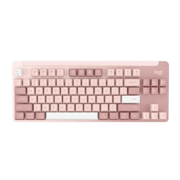 Logitech Signature K855 Wireless Mechanical TKL Keyboard - Rose [920-011220]