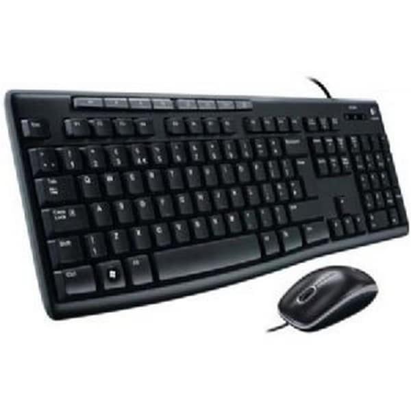 [920-002693] Logitech MK200 USB Media Keyboard and Mouse Combo 1000dpi USB Full-size