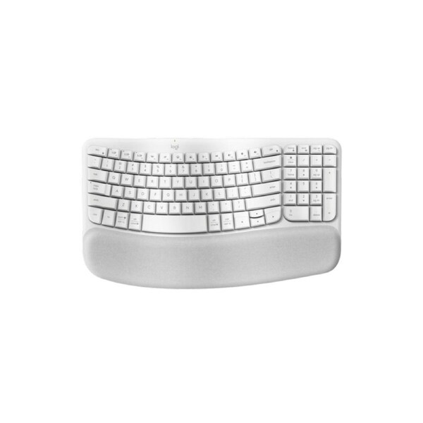 Logitech Ergo Series Wave Keys Wireless Ergonomic Keyboard - Off White [920-012282]