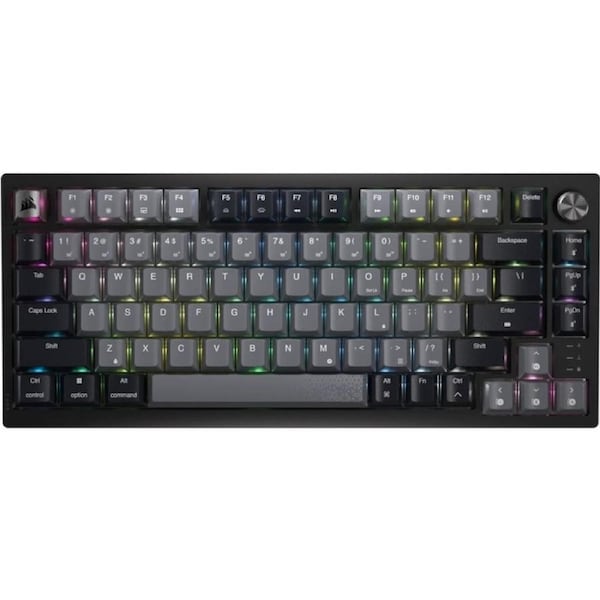 [CH-91D401L-NA] Corsair K65 PLUS Wireless 75% RGB Mechanical Gaming Keyboard - Midnight Gray