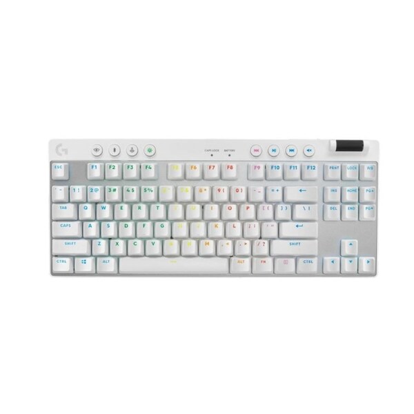 Logitech G PRO X TKL Lightspeed Gaming Keyboard - White [920-012149]