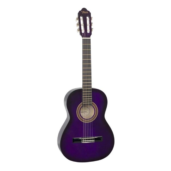 Valencia VC103PPS 3/4 Size Nylon String Classical Guitar - Purple Sunburst