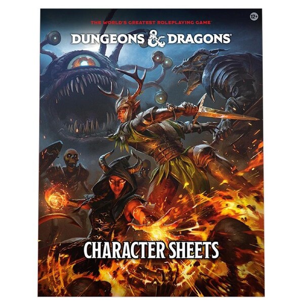 Dungeons & Dragons D&D 2024 Character Sheets
