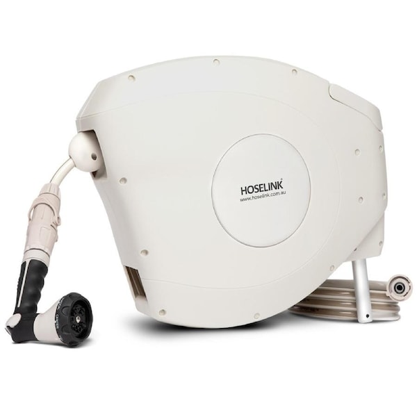 Classic 30m Retractable Hose Reel - Beige