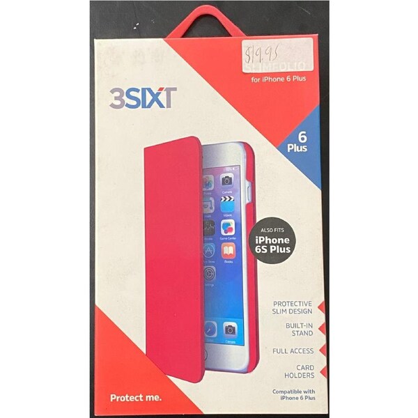 3SIXT Slim Folio iPhone 6 / 6S Plus Red