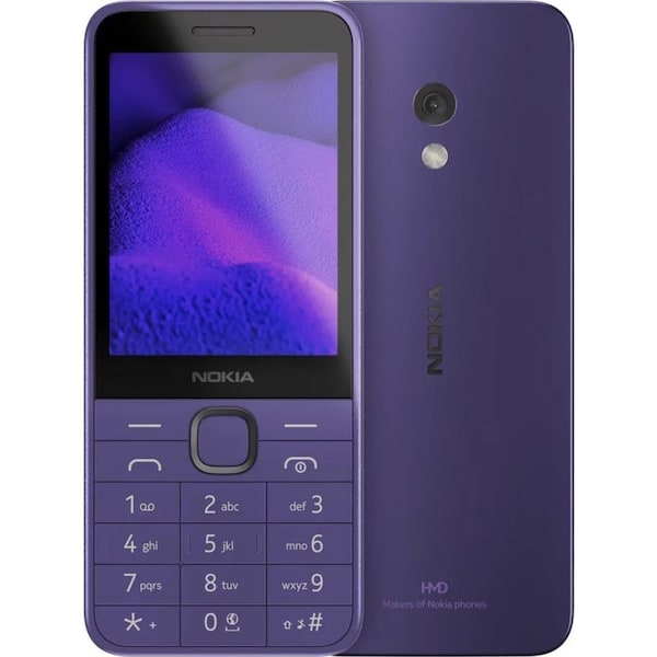Nokia 235 4G 2024 Unlocked Feature Mobile Phone Purple