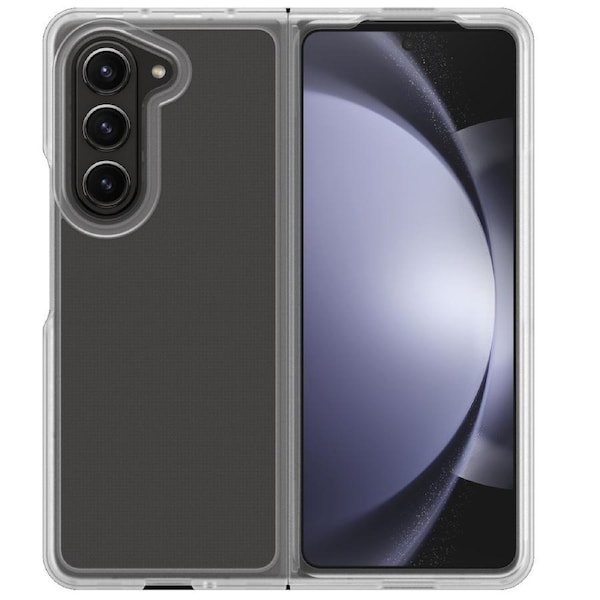 OtterBox Thin Flex Samsung Galaxy Z Fold6 5G (7.6') Case Clear - (77-95810), Antimicrobial, DROP+ Military Standard, Raised Edges,Hard Case,Soft Edges