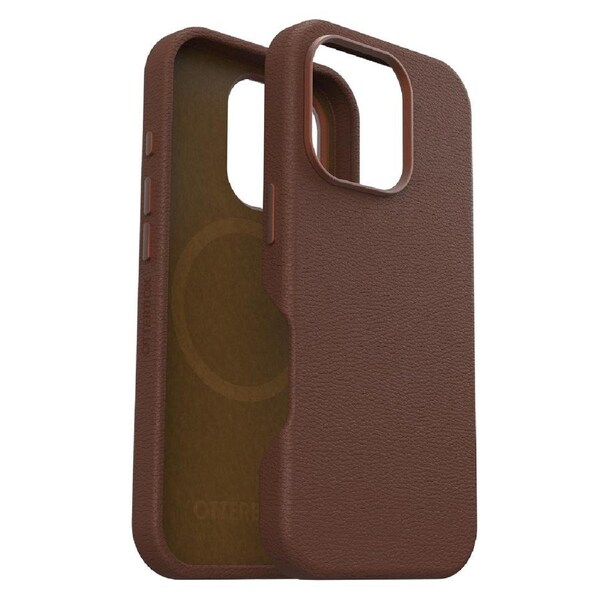 OtterBox Symmetry MagSafe Cactus Leather Apple iPhone 16 Pro (6.3') Case Brown - (77-96321), DROP+ 3X Military Standard,Ultra-Sleek,Pocket friendly