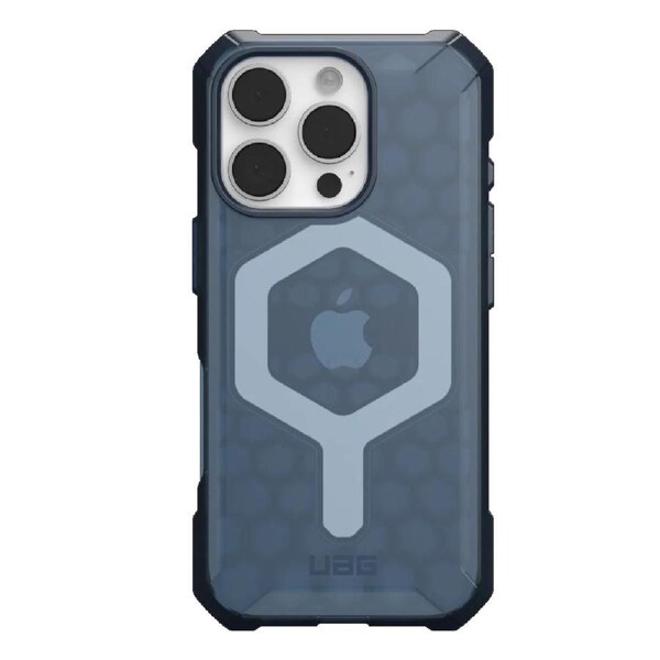 UAG Essential Armor MagSafe Apple iPhone 16 Pro Max (6.9') Rugged Case - Cloud Blue (114449114151), 15ft. Drop Protection(4.6M),Raised Screen Surround