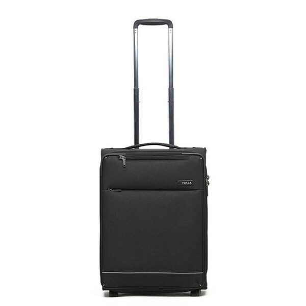 Tosca So-Lite 2-Wheeled 54cm Suitcase Luggage Travel Carry Trolley Black