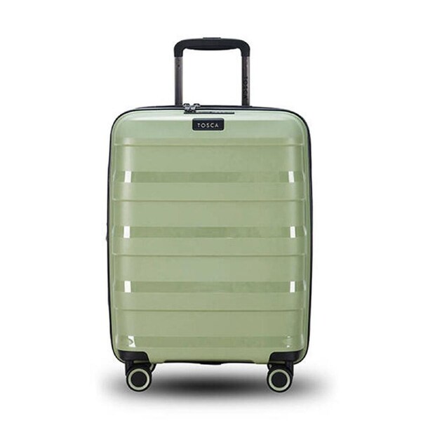 Tosca Comet PP 20" Suitcase Luggage Carry On Travel Hard Case Trolley Sage