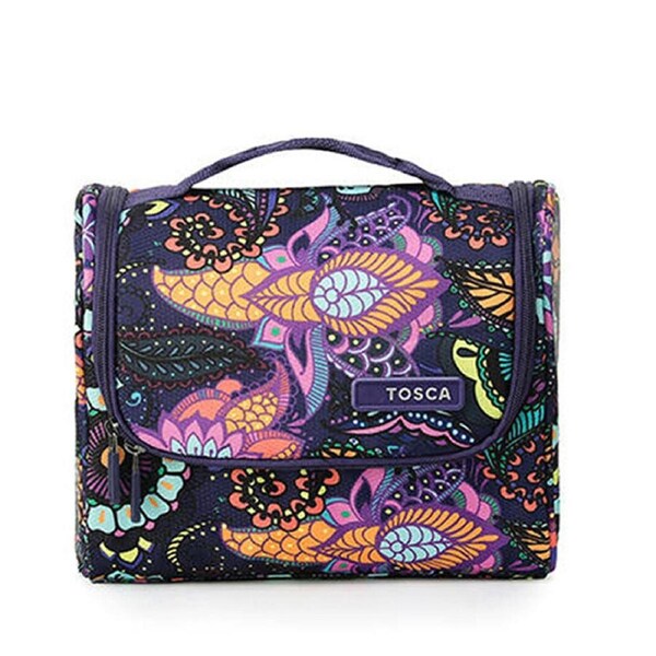 Tosca So-Lite 26cm/6L Hanging Travel Toiletry Bag Personal Organiser Paisley