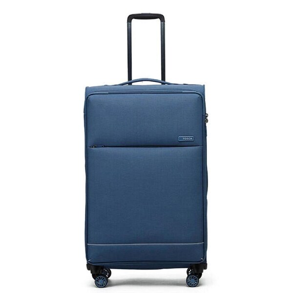 Tosca So-Lite 79cm/120L Suitcase Luggage Travel Checked Trolley Case Blue