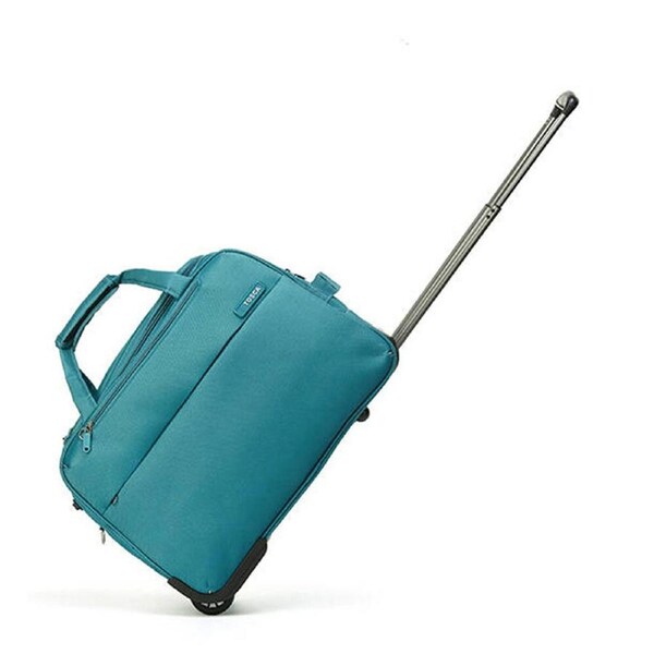 Tosca So-Lite 50cm/45L Cabin Travel Trolley Carry On Wheeled Duffle Bag Teal
