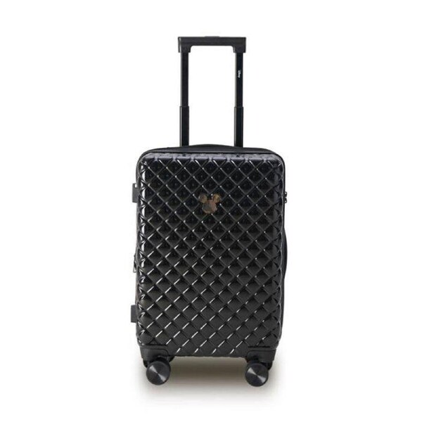 Disney Mickey 54cm Suitcase Luggage Travel Carry On Trolley Hard Case Black