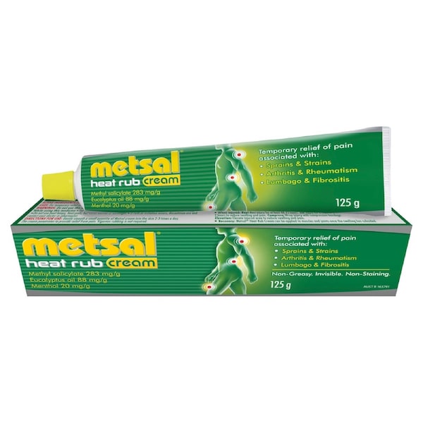 Metsal Heat Rub Cream 125g